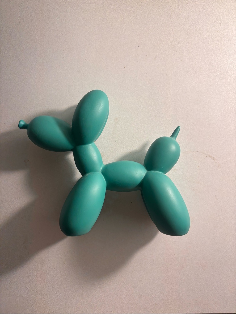 Teal Balloon Dog Figurine Decorative Sculpture - Home Accents